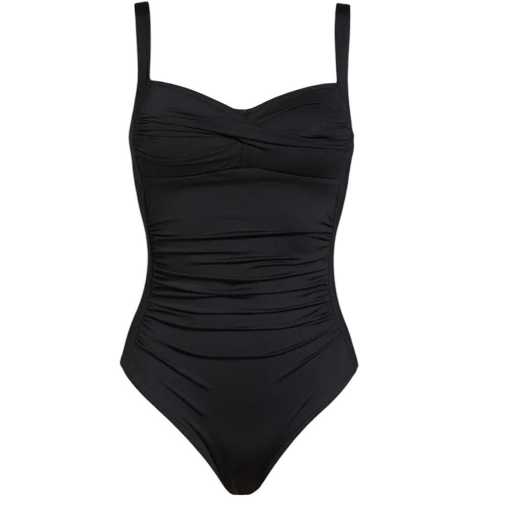 << Sea Level Twist Front Multifit One Piece Black Swimsuit – Sz 10